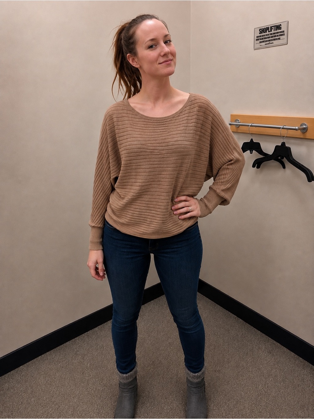 BKE Ribbed Sweater